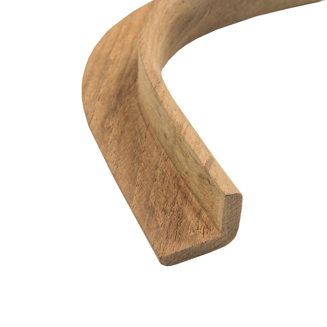Premium Grade Teak Small Outside L Corner Molding