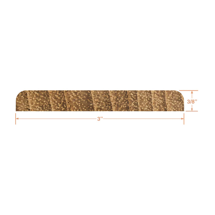 3" Premium Grade Teak Batten