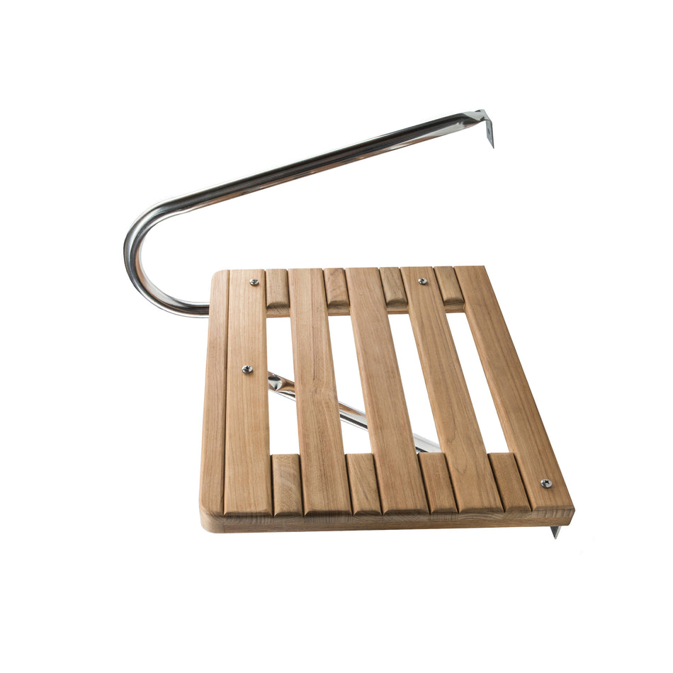 Premium Grade Teak Outboard Swim Platforms with Mounting Hardware