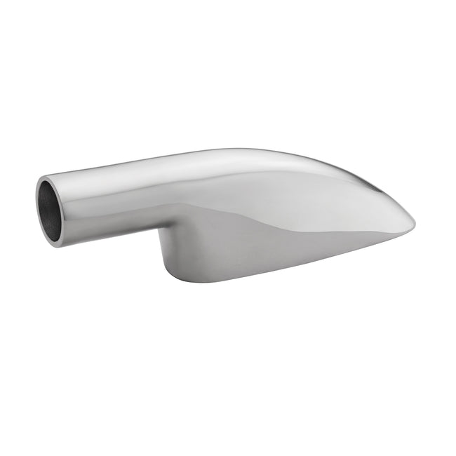 7/8" 316 Stainless Steel End Bottom Mounted 90° Rail Fitting