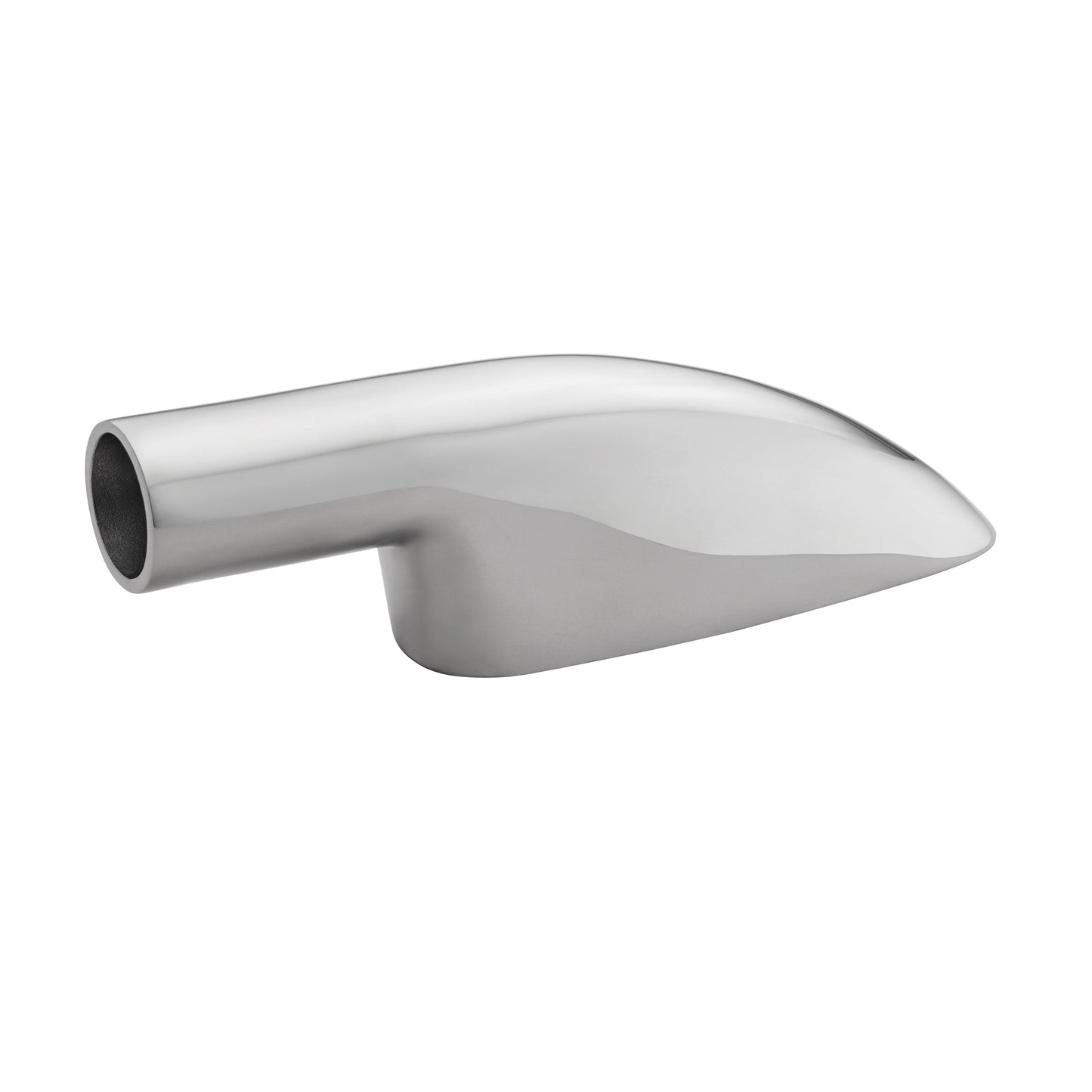 1" 316 Stainless Steel End Bottom Mounted 90° Rail Fitting