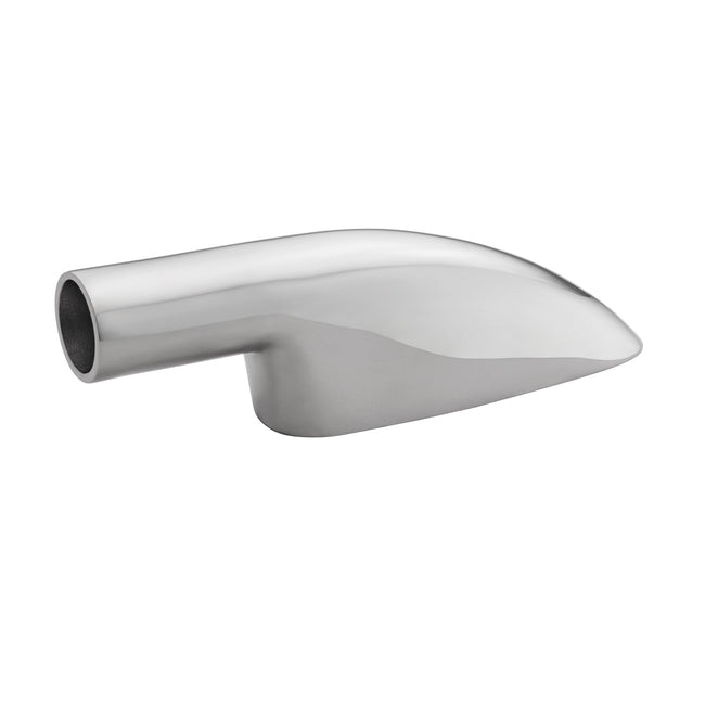 1" 316 Stainless Steel End Bottom Mounted 90° Rail Fitting