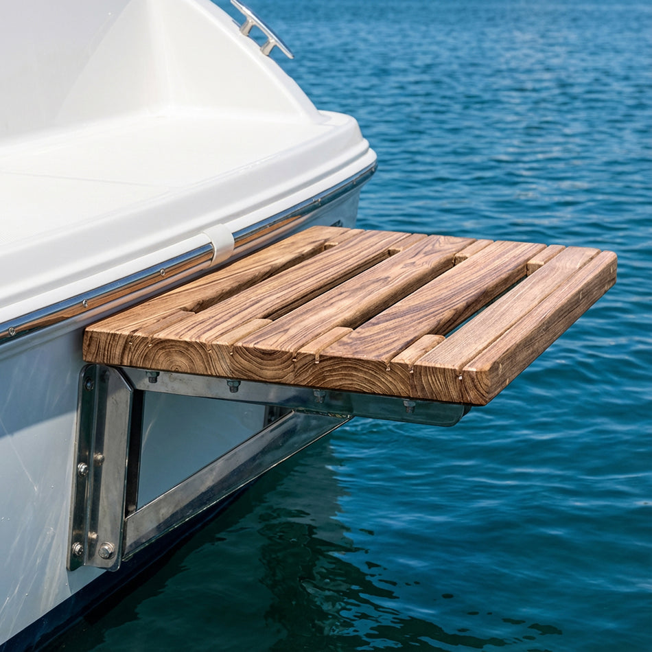 18" Premium Grade Teak Swim Platform