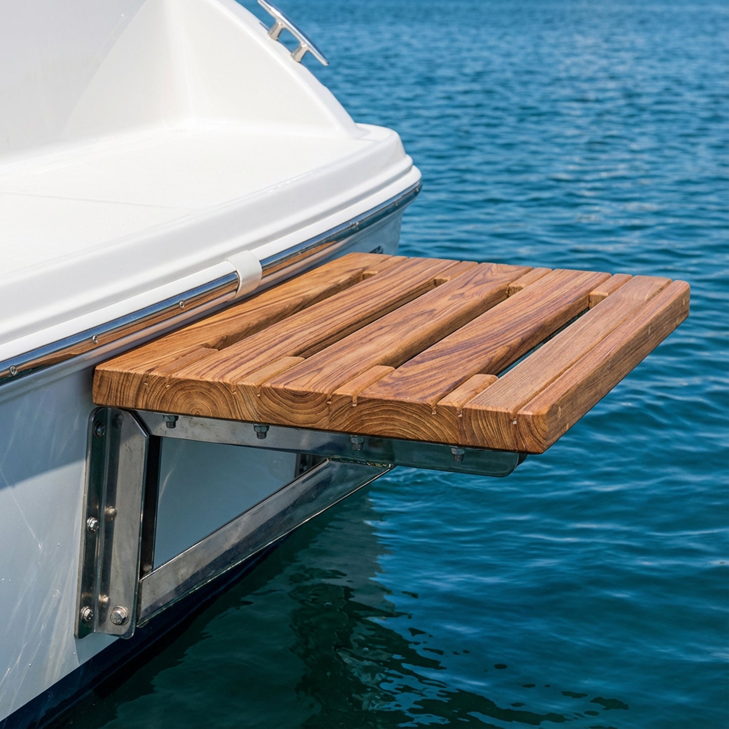 18" Premium Grade Teak Swim Platform