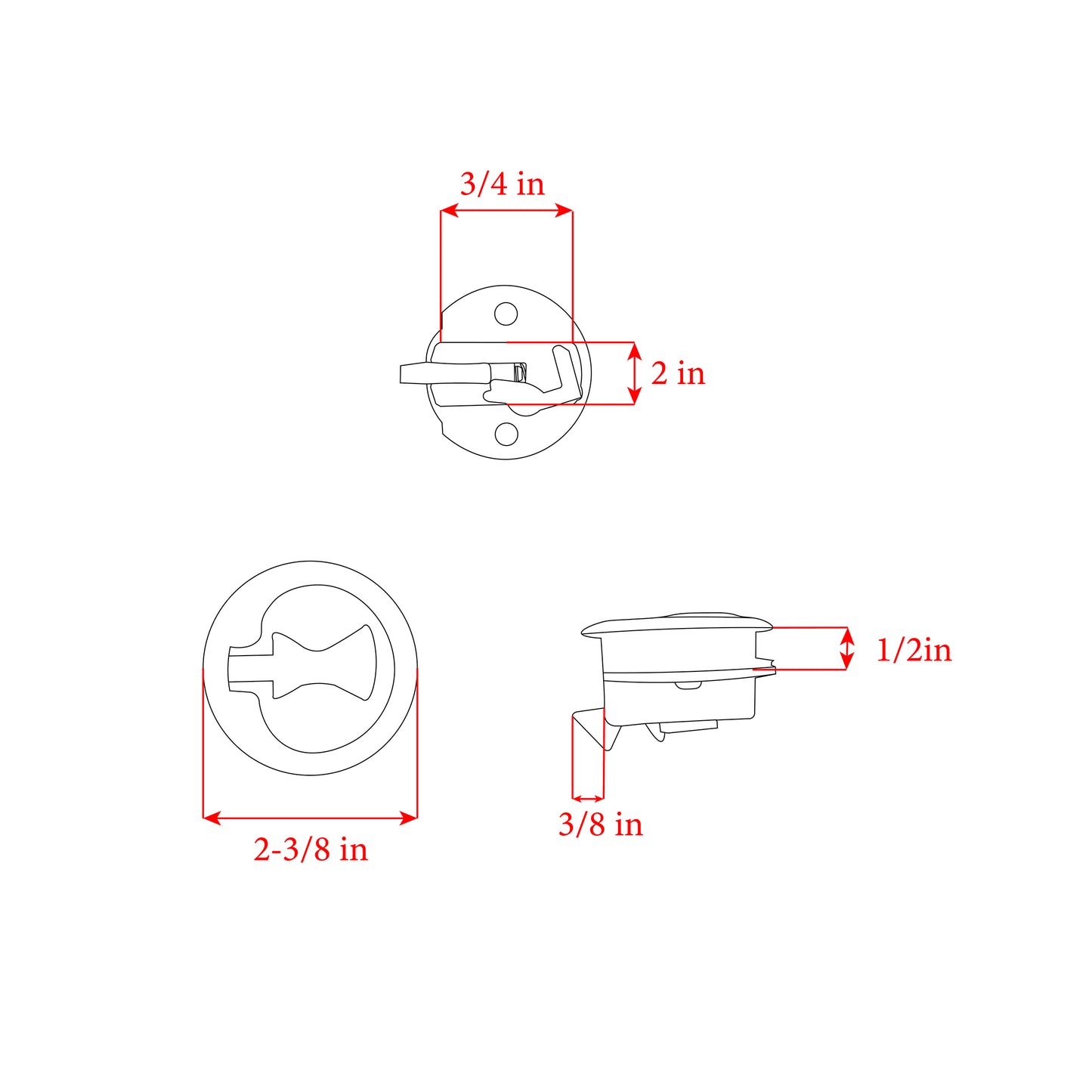 Lever Pull Slam Latch