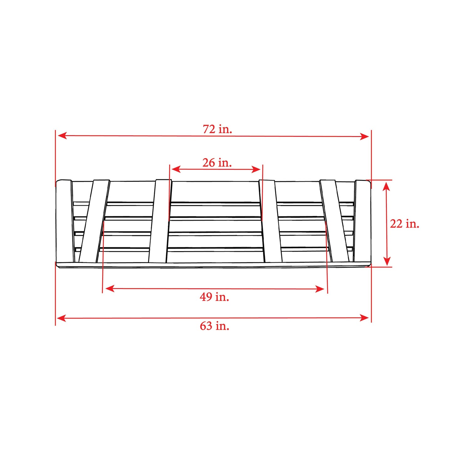 Large Teak Swim Platforms