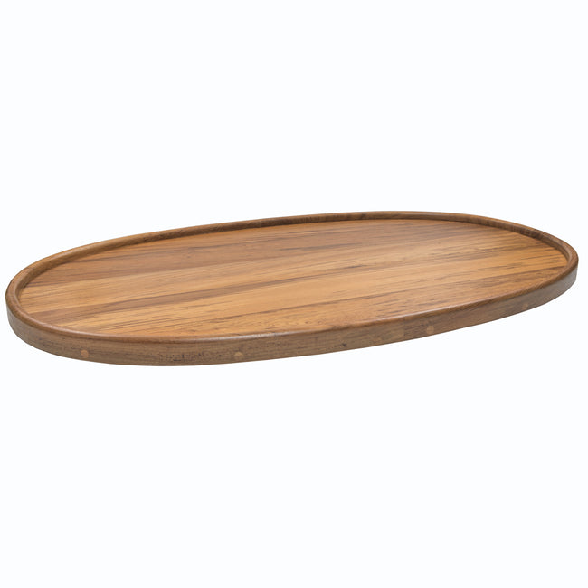 18" Teak Oval Table Top