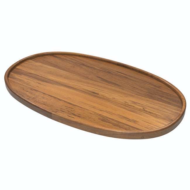 18" Teak Oval Table Top