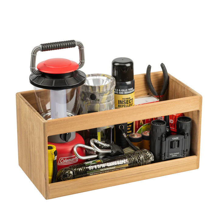 15" Premium Grade Teak Utility Storage Rack