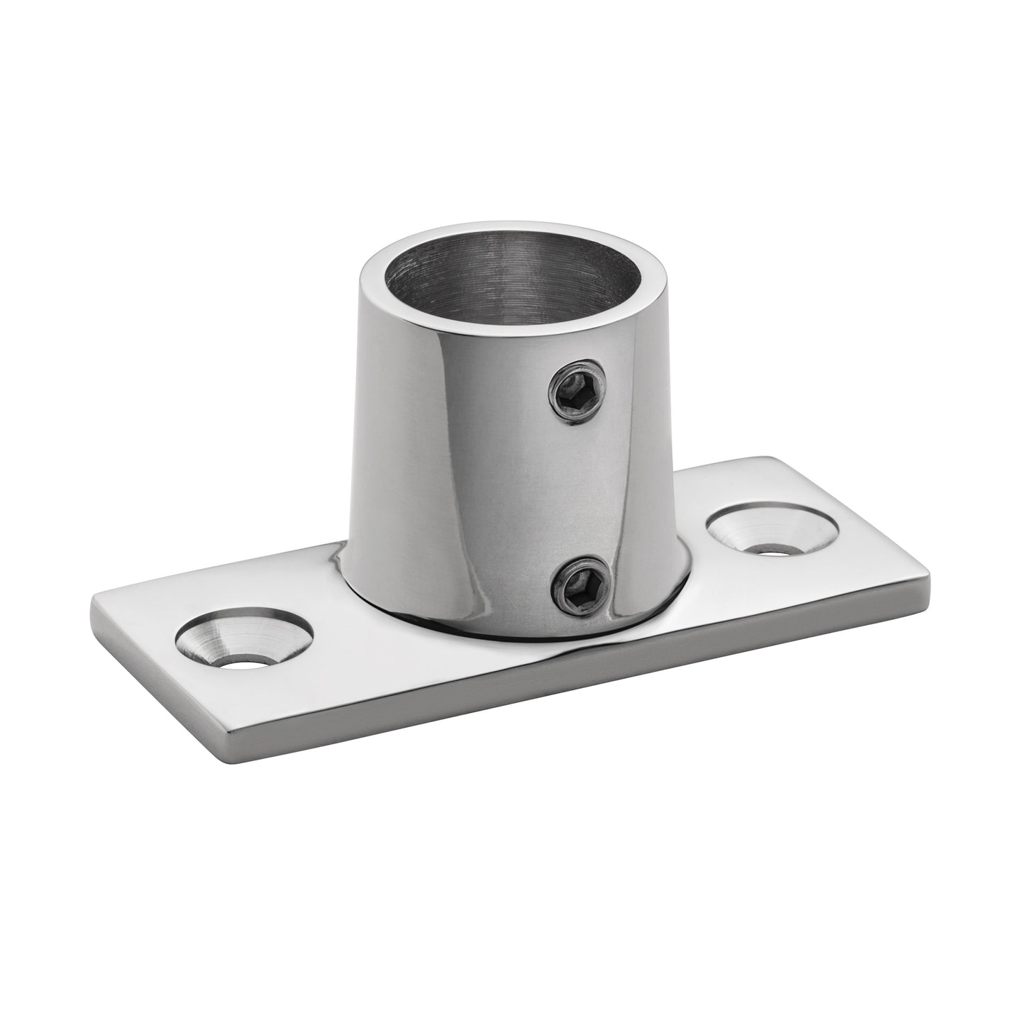 7/8" 90° Two-Hole Rectangular Base Rail Fitting