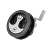 3" Black Nylon & 316 Stainless Steel T-Style Compression Handle - Locking