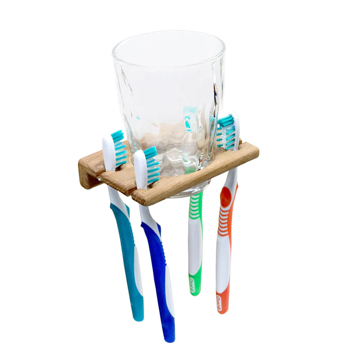 Glass & Toothbrush Holder
