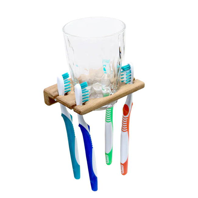 Glass & Toothbrush Holder