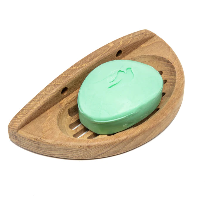 7-1/8" Premium Grade Teak Oval Soap Dish