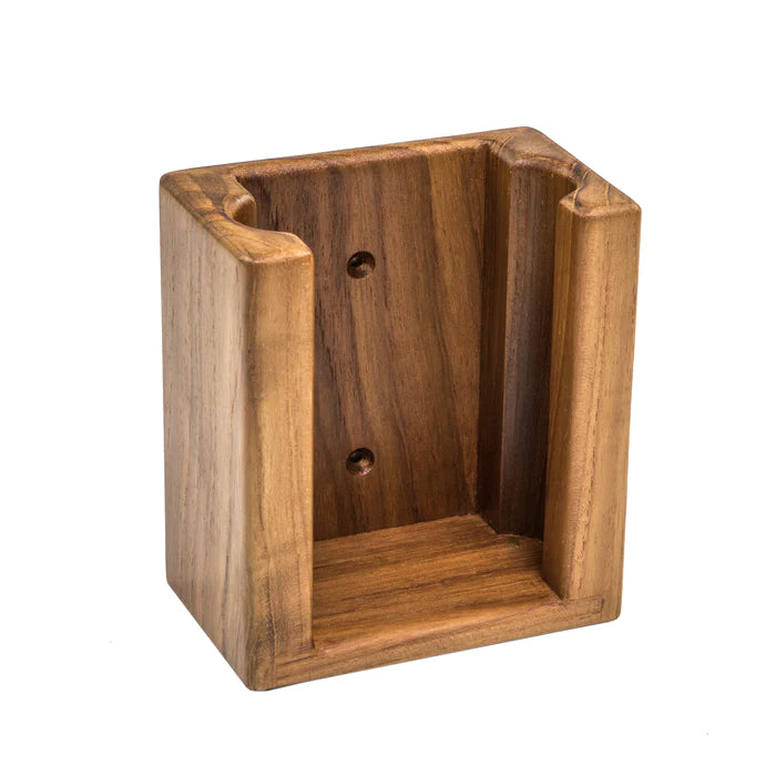3-3/4" Premium Grade Teak Liquid Soap Holder