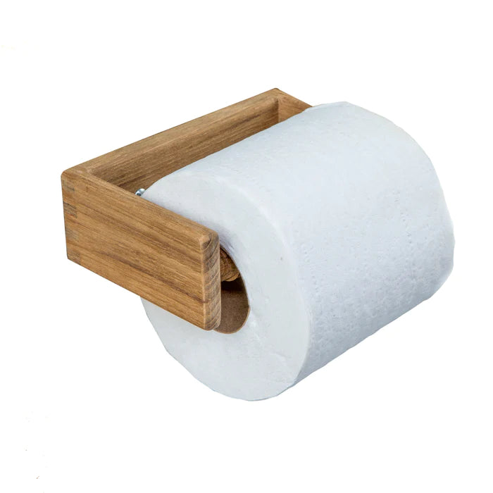 5-1/2" Premium Grade Teak Toilet Tissue Rack
