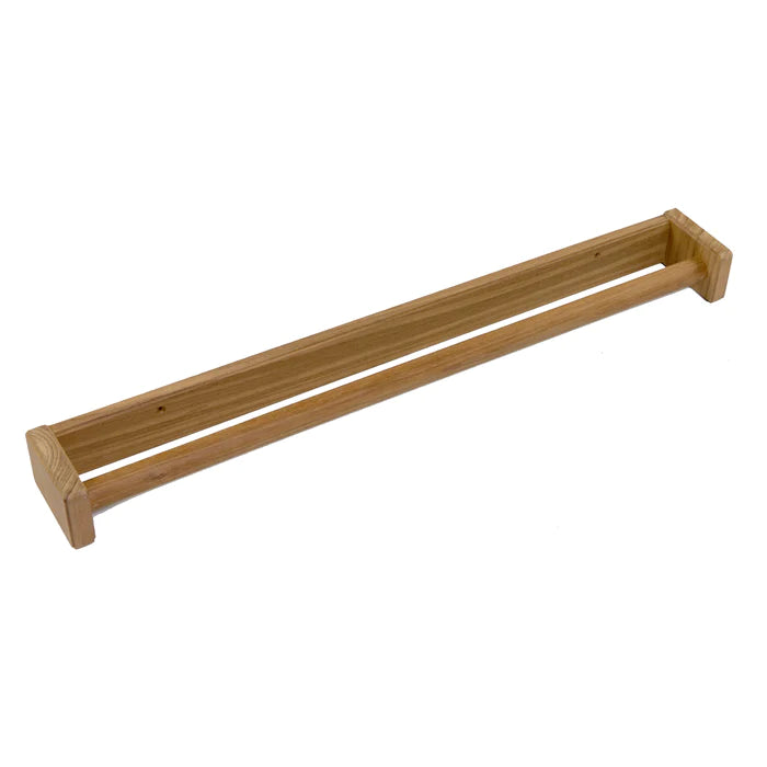 22" Premium Grade Teak Long Towel Rack