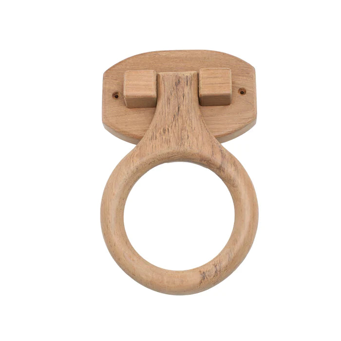 9-1/2" Premium Grade Teak Heavy Duty Towel Ring
