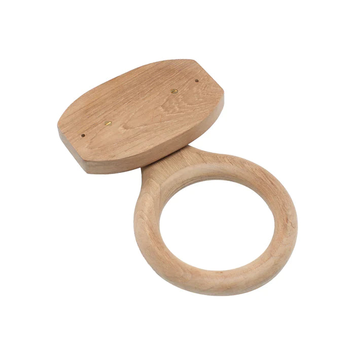9-1/2" Premium Grade Teak Heavy Duty Towel Ring