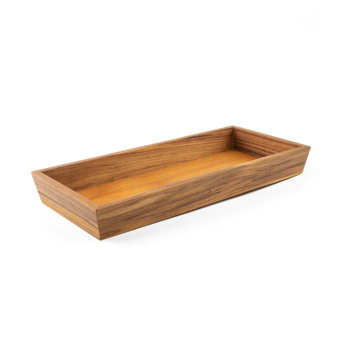 15-3/8" Premium Grade Teak Vanity Tray
