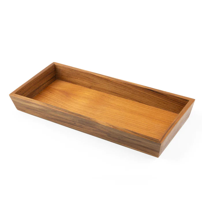 15-3/8" Premium Grade Teak Vanity Tray