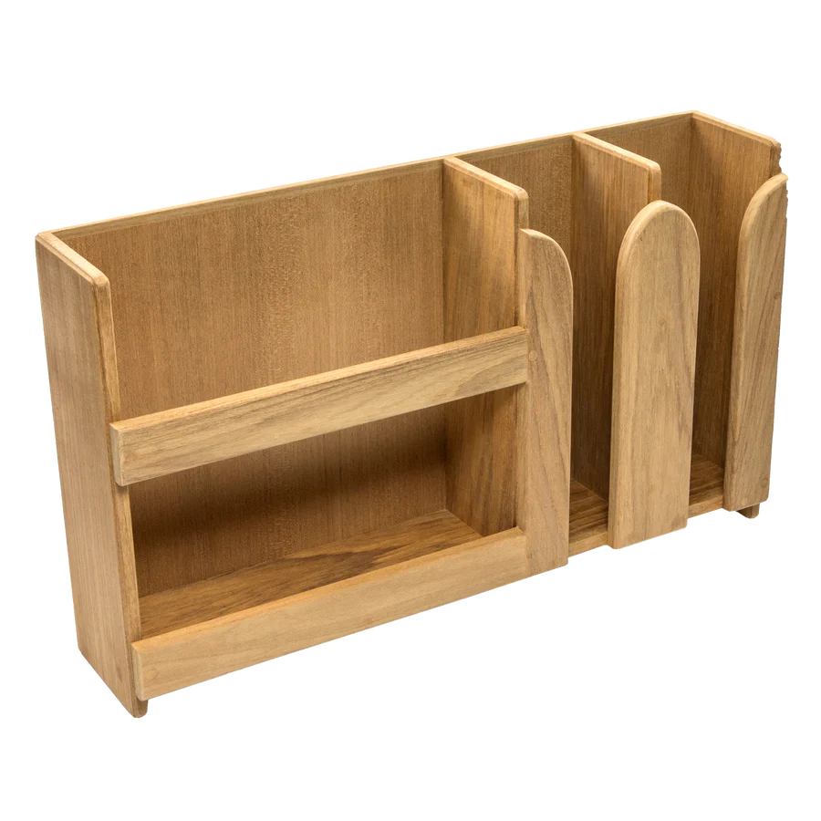 Premium Grade Teak Dish/Cup Holder