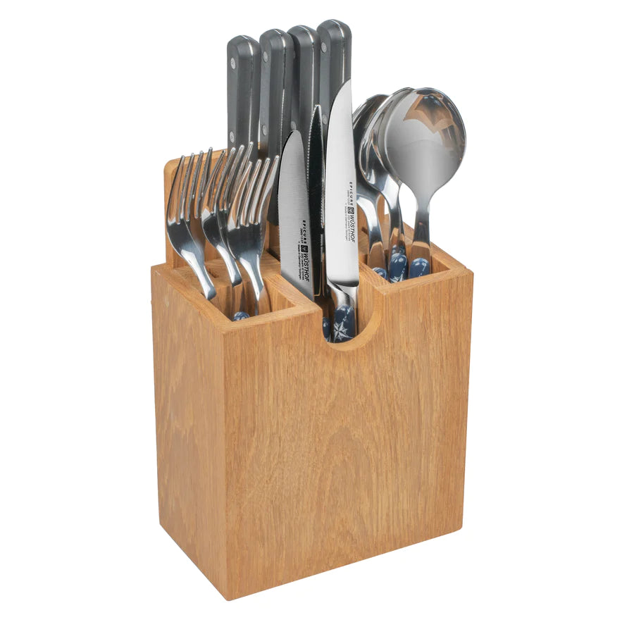 5-7/8" Premium Grade Teak Cutlery Rack