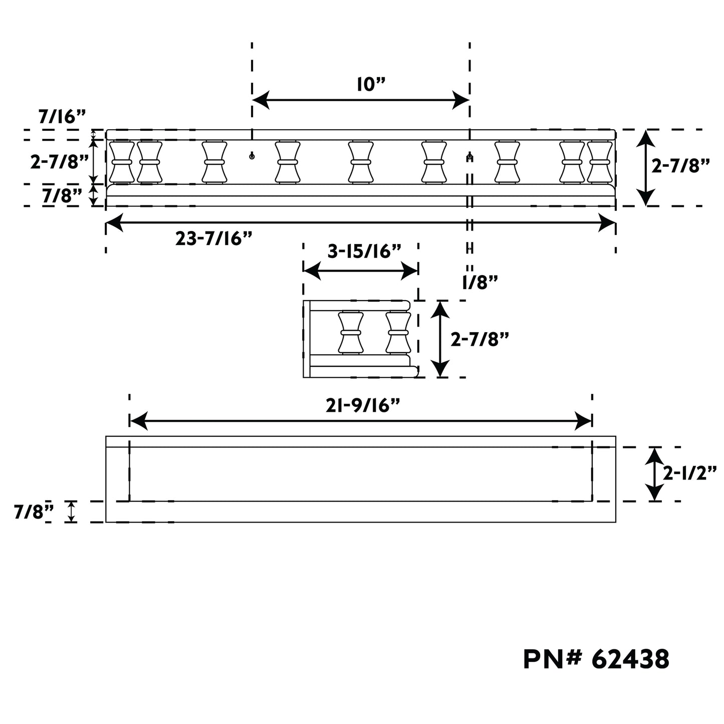 Premium Grade Teak Large Spice Rack