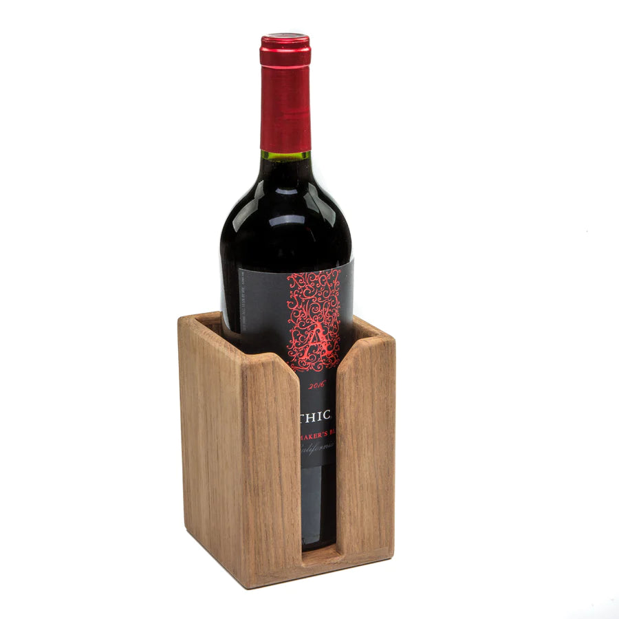 5-1/2" Premium Grade Teak Wine Bottle Rack