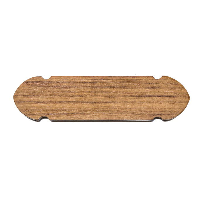 3-7/8" Premium Grade Teak Captain Name Plate