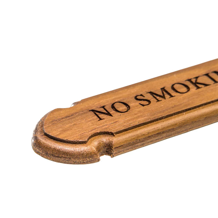 No Smoking Name Plate