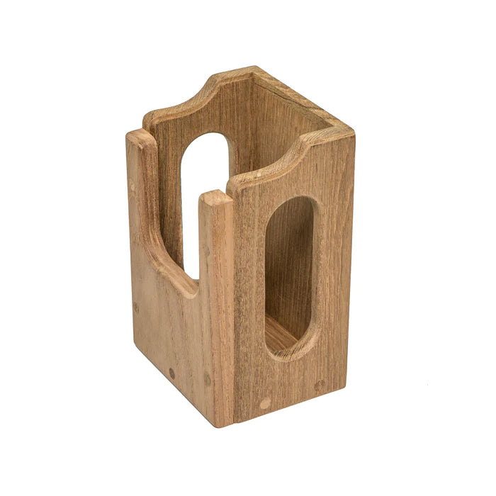 Premium Grade Teak Handheld VHF/GPS Rack