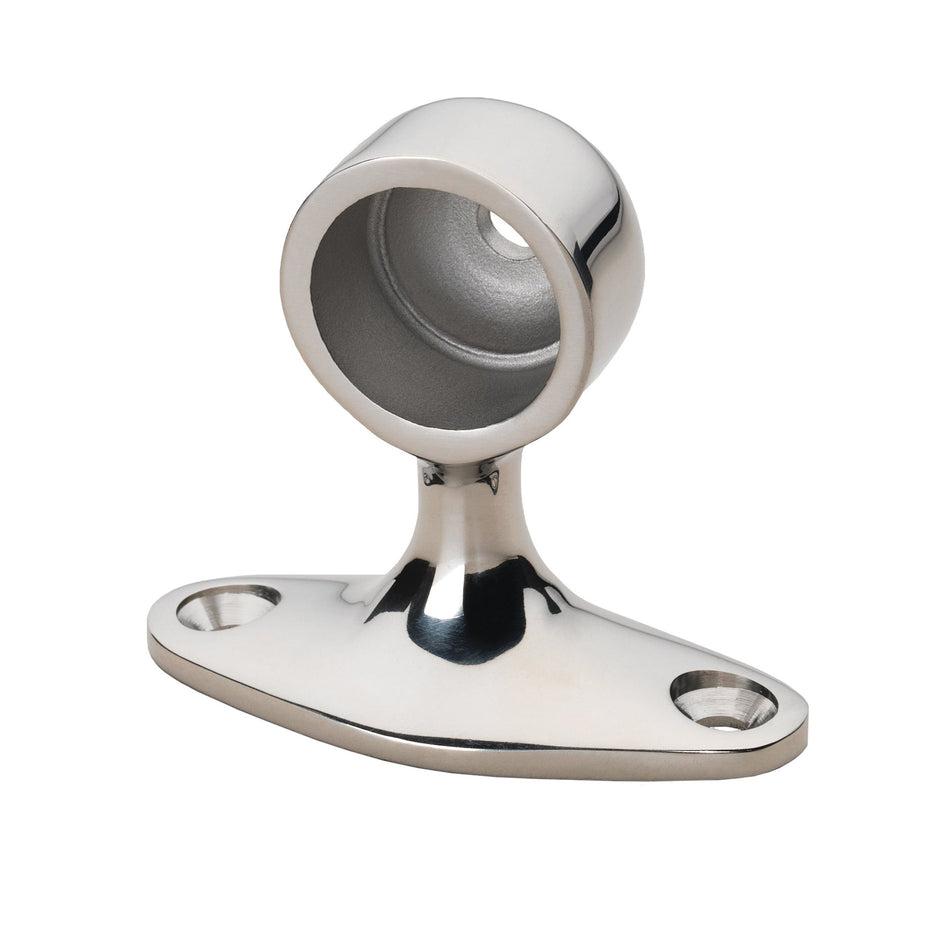 90° 316 Stainless Steel End Handrail Stanchion