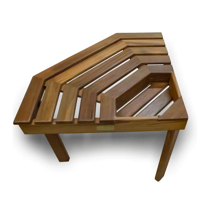 27" Premium Grade Teak Shower/Corner Stool