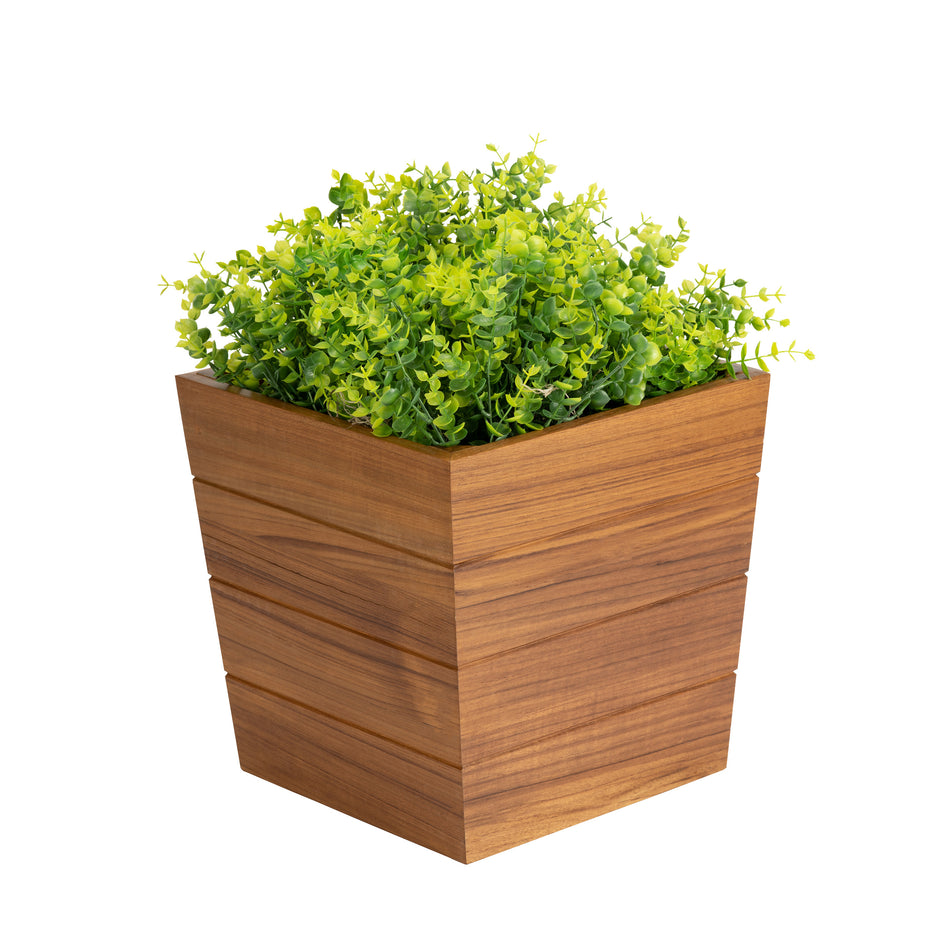 12" Small Premium Grade Teak Planter Box