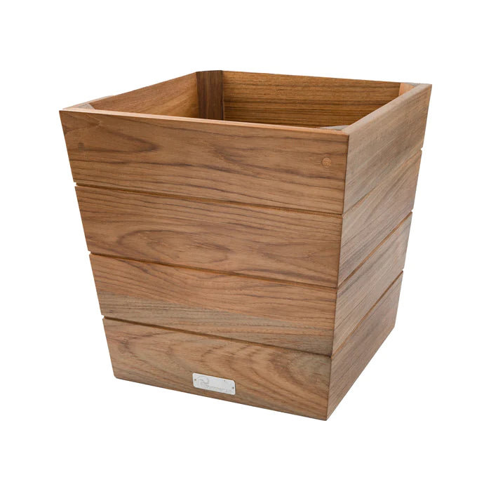 12" Small Premium Grade Teak Planter Box