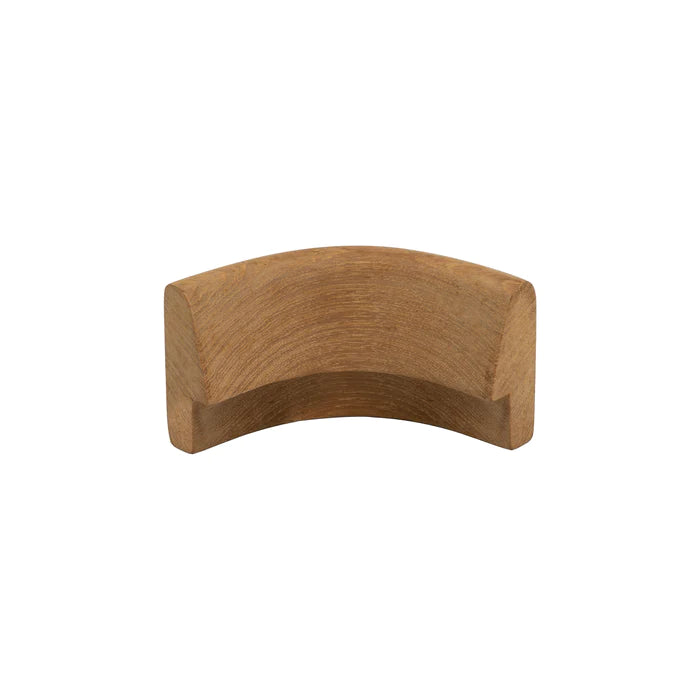 Premium Grade Teak Inside Corner Bunk Rail Molding