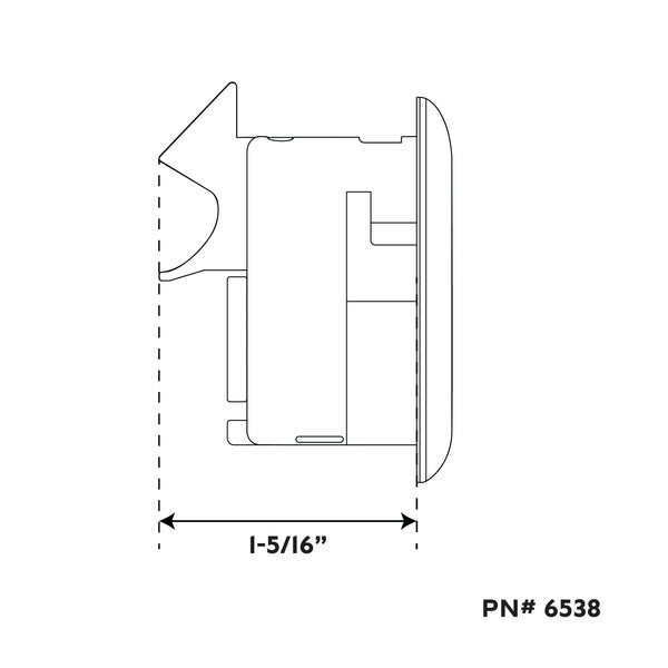 1-3/4" Platinum Series 316 Stainless Steel Locking Ring Slam Latch