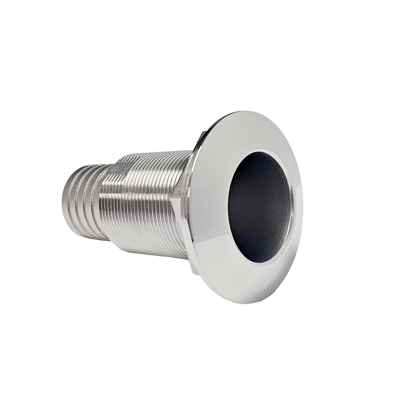 1-1/2" Thru Hull with Barb with Overall Length of 3-3/4"