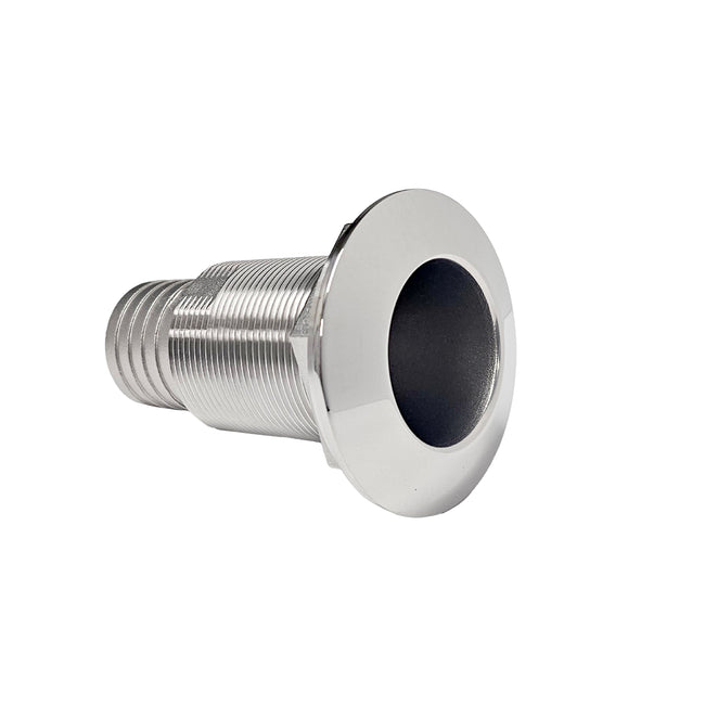 1-1/2" Thru Hull with Barb with Overall Length of 3-3/4"