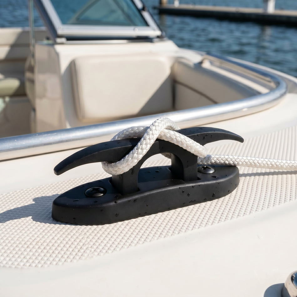 4-1/2" Black Stainless Steel Folding Cleat