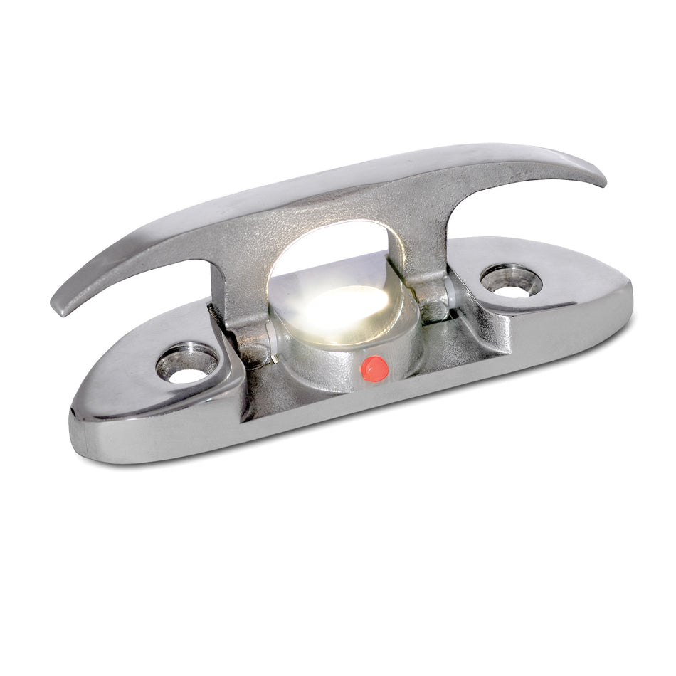 4-9/16" 316 Stainless Steel Lighted LED Folding Cleat