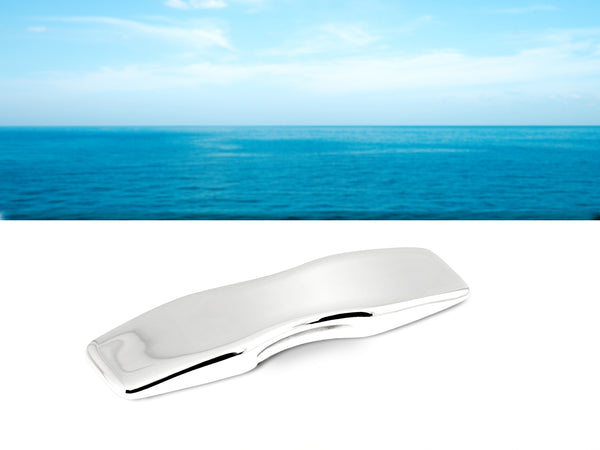 8" 316 Stainless Steel Contoured Body Absolute Flush Pull Up Cleat
