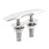 8" 316 Stainless Steel Contoured Body Absolute Flush Pull Up Cleat