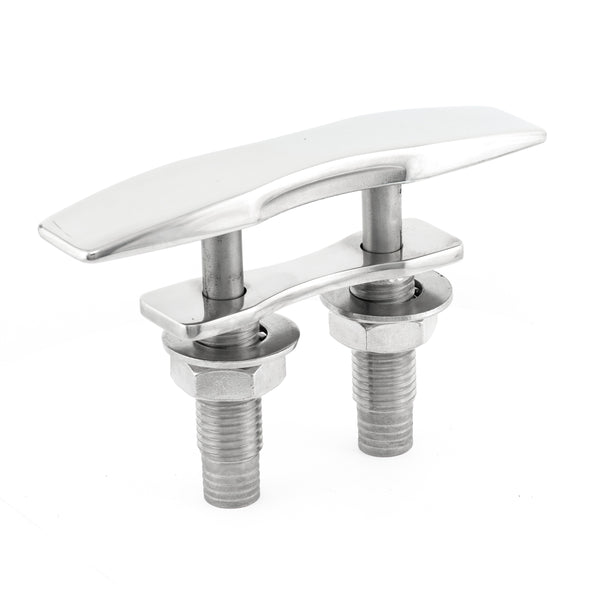 8" 316 Stainless Steel Contoured Body Absolute Flush Pull Up Cleat