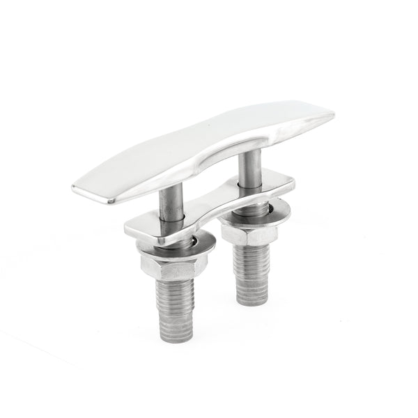 8" 316 Stainless Steel Contoured Body Absolute Flush Pull Up Cleat