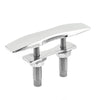 10" 316 Stainless Steel Contoured Body Absolute Flush Pull Up Cleat