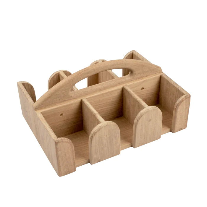 7-3/4" Premium Grade Teak 6 Teak Mug Holder