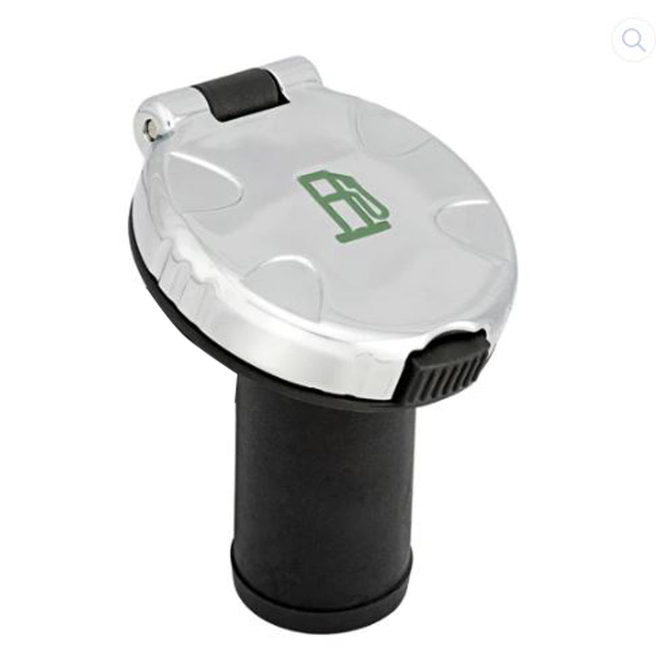 30° Stainless Steel EPA/CARB Sculpted Flip Top Pressurized Deck Fill - Diesel