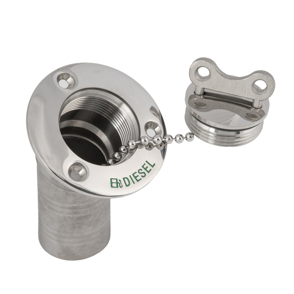 30° Hose Deck Fill with Key (Diesel)